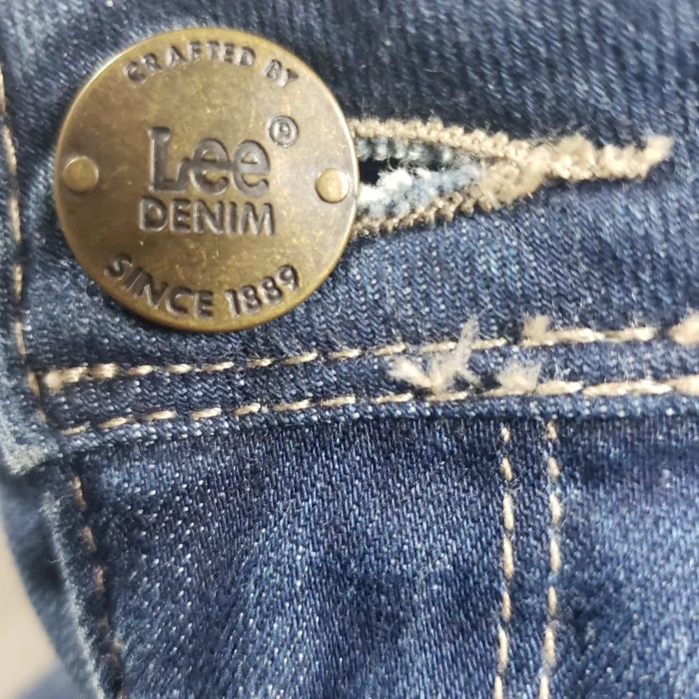 LEE ANKLE BLUE DENIM WOMEN SIZE 8 MEDIUM - Picture 8 of 8